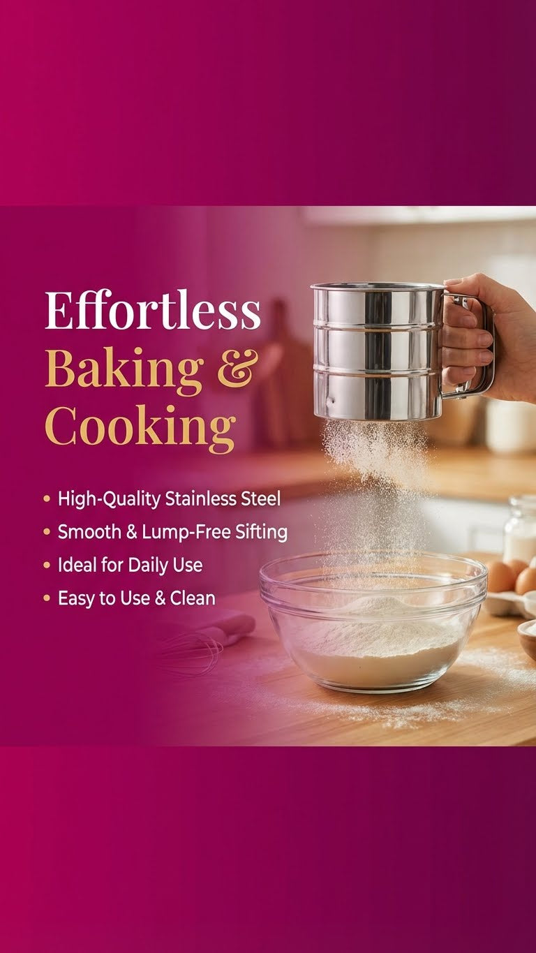 Stainless Steel Baking Flour Shifter