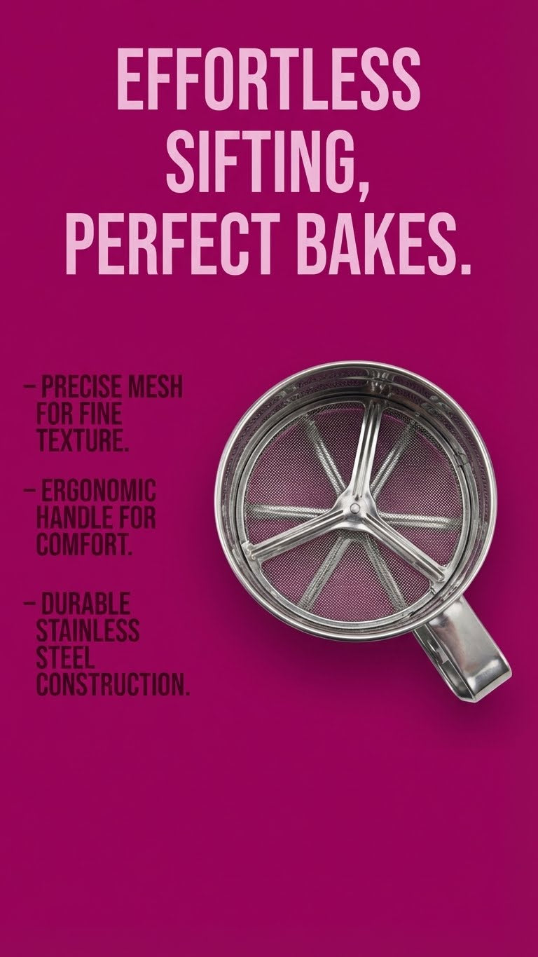 Stainless Steel Baking Flour Shifter